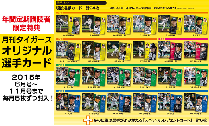 阪神タイガースの球団発行誌「月刊タイガース」